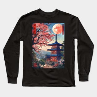 Tardis in Japan Long Sleeve T-Shirt